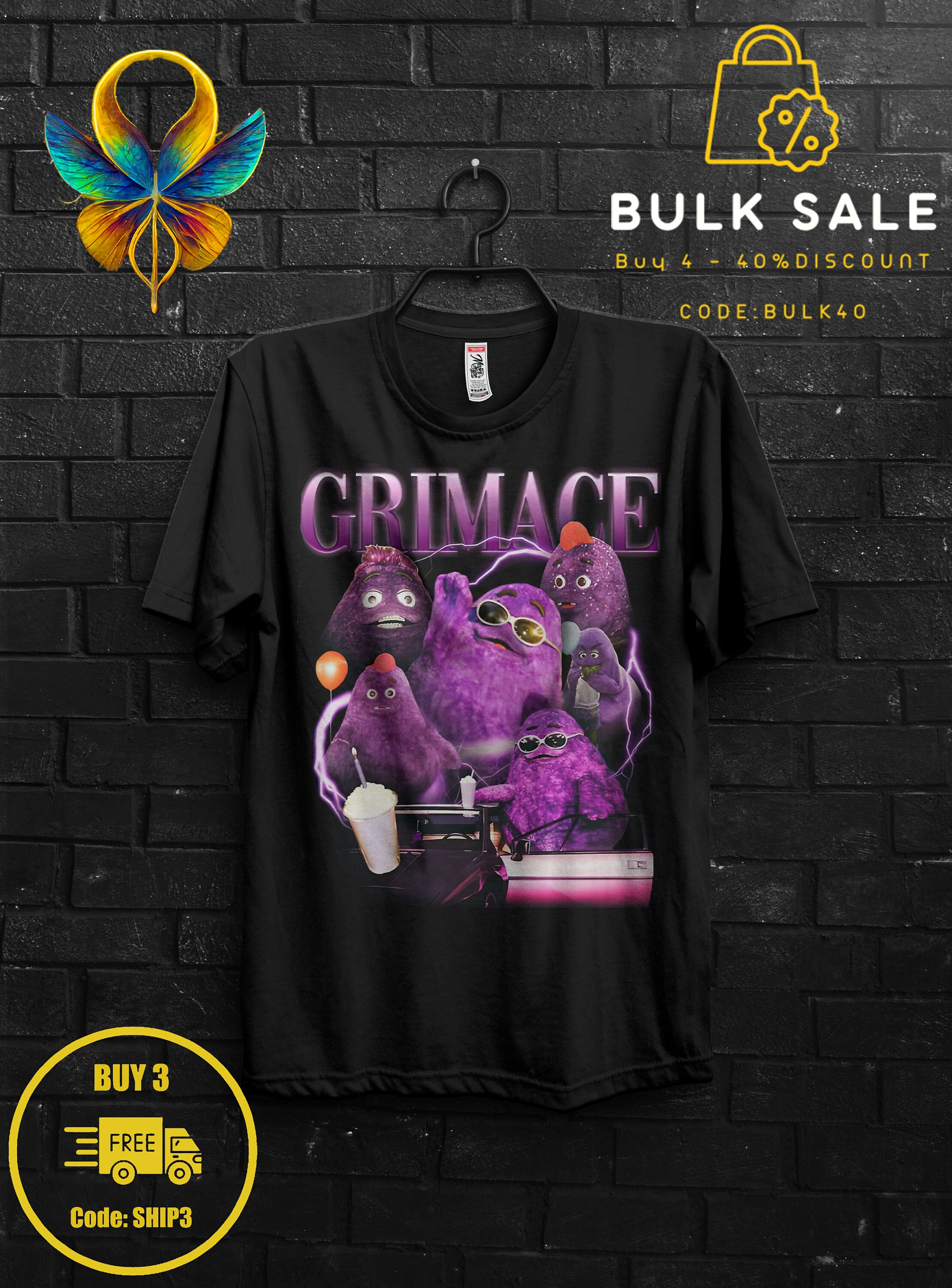 Retro Vintage Grimace Shake Shirt Funny Tik Tok Trend Meme,HBD Grimace Hilarious Tshirt,Grimace Survivor Appareal,Happy Birthday Grimace Tee 1503803062