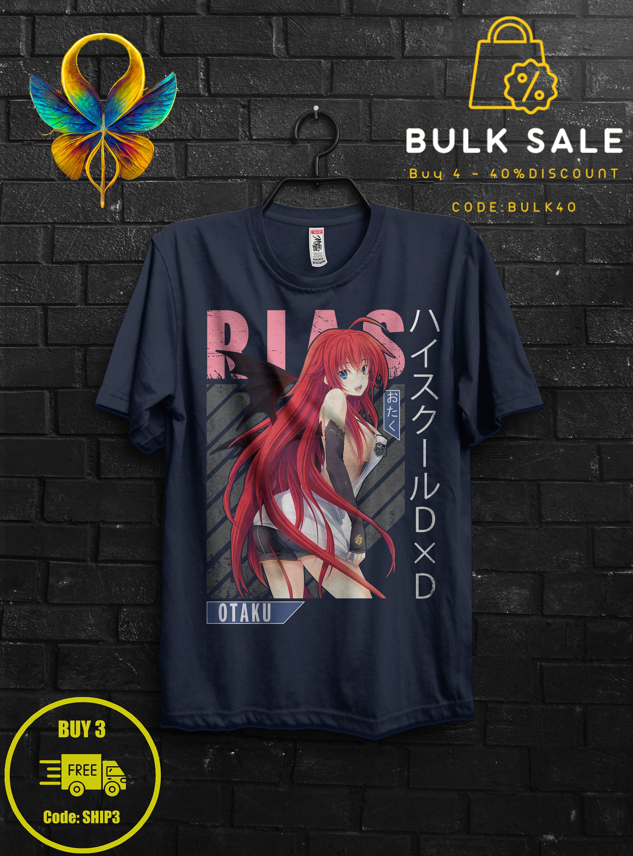 Rias Gremory Shirt Anime Gift Cosplay For Girl,High School DxD Tee,Xenovia Appareal For Her,Rossweisse Tshirt For Sitri,Issei Hyoudou Sweat 1586066726