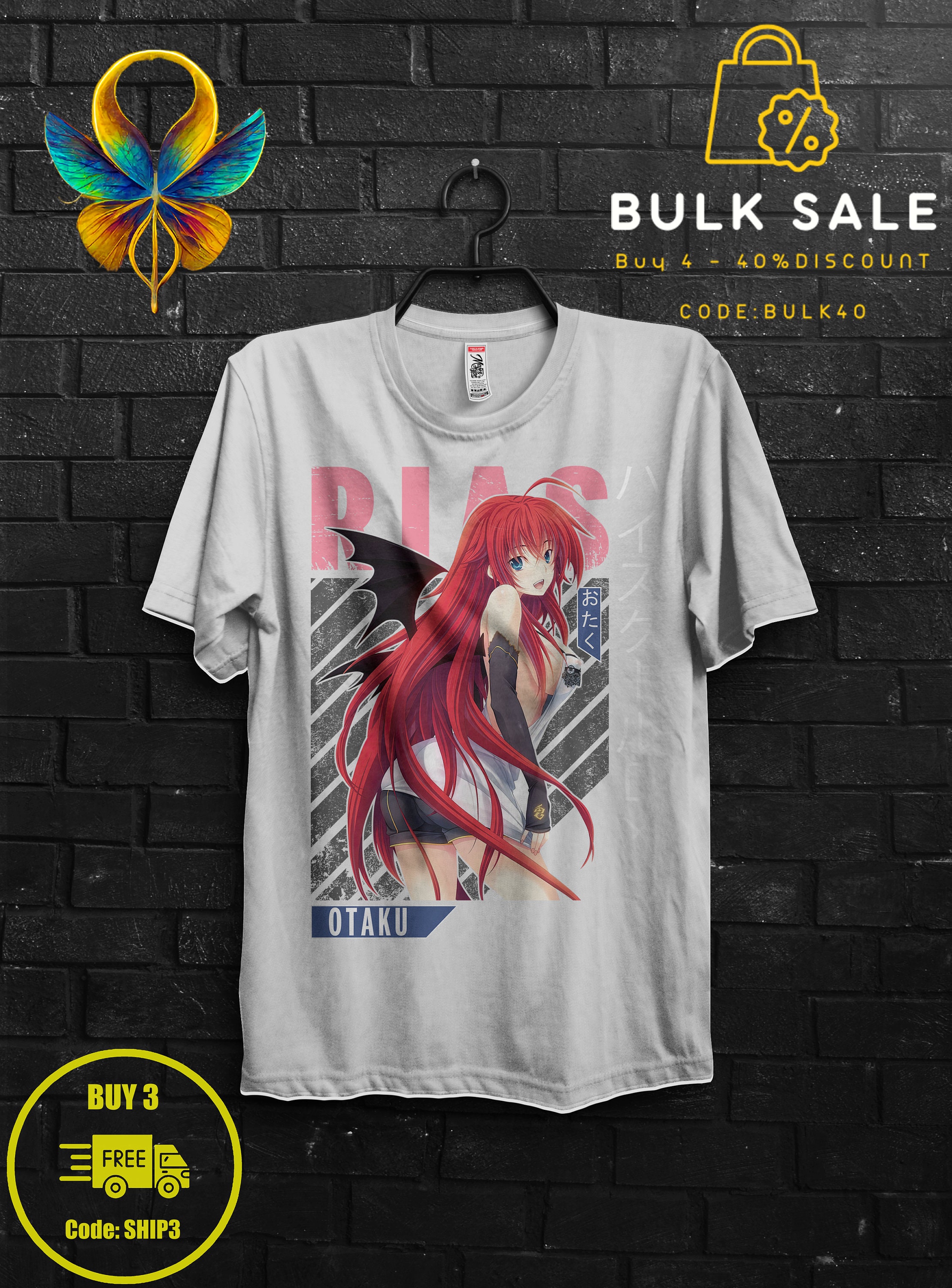 Rias Gremory Shirt Anime Gift Cosplay For Girl,High School DxD Tee,Xenovia Appareal For Her,Rossweisse Tshirt For Sitri,Issei Hyoudou Sweat 1586066726