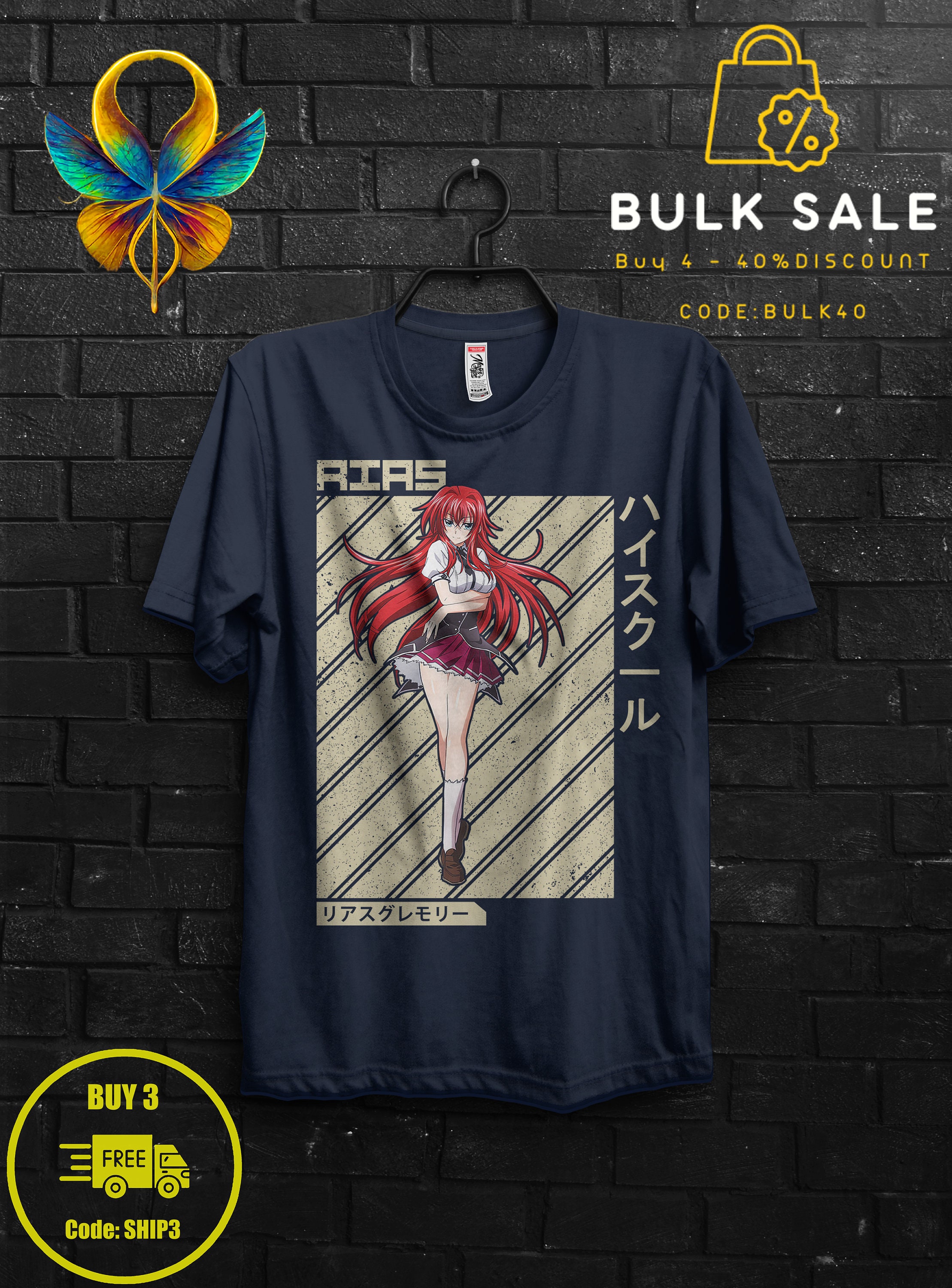 Rias Gremory Shirt Anime Gift Cosplay For Girl,Issei Hyoudou Sweat,Xenovia Appareal For Her,High School DxD Tee,Rossweisse Tshirt For Sitri 1586062416