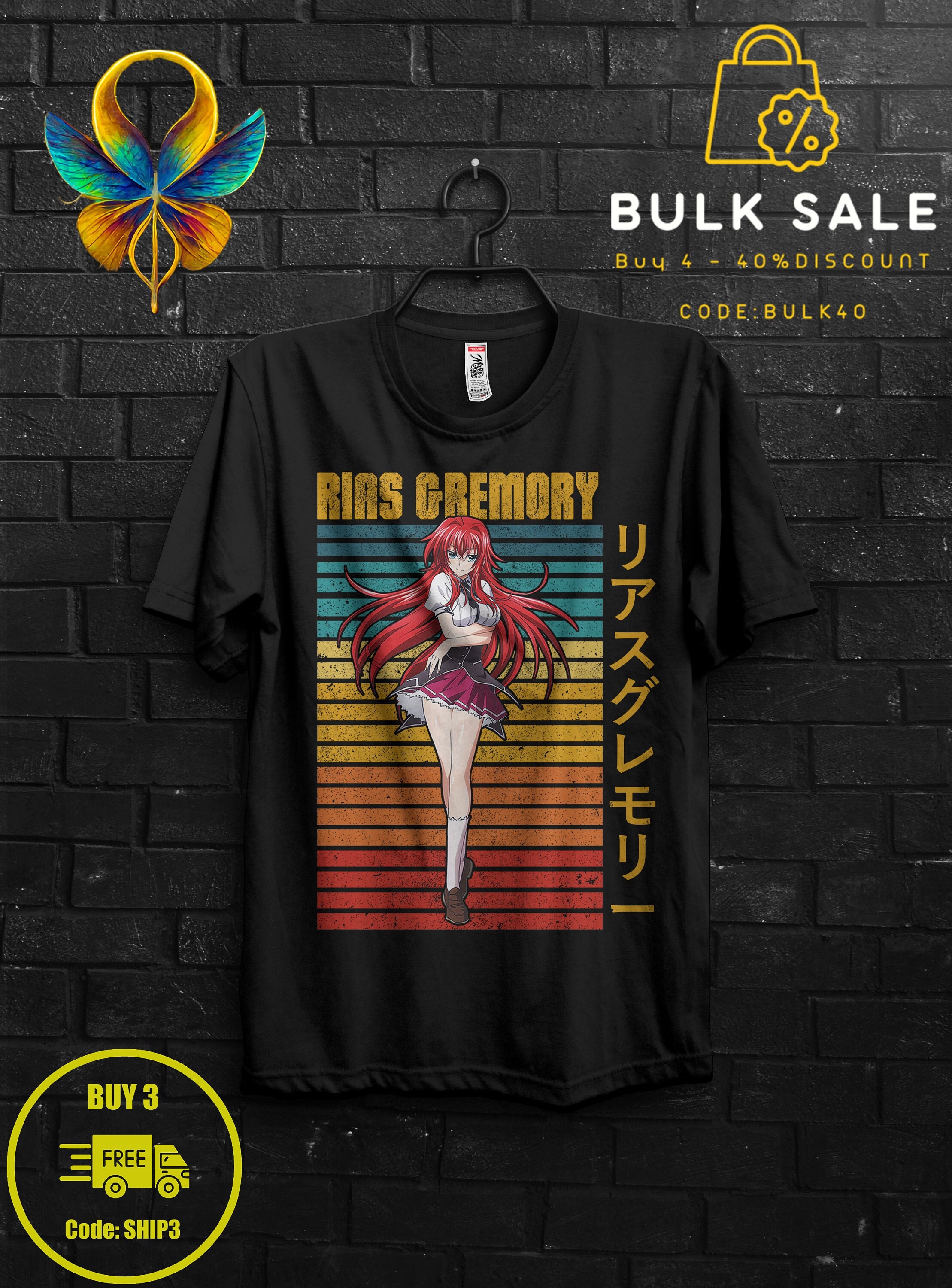 Rias Gremory Shirt Anime Gift Cosplay For Girl,Rossweisse Tshirt For Sitri,Xenovia Appareal For Her,High School DxD Tee,Issei Hyoudou Sweat 1586078720