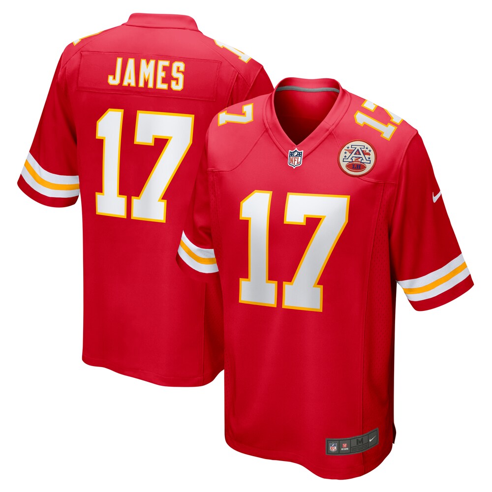 Richie James Kansas City Chiefs Nike Game Jersey - Red