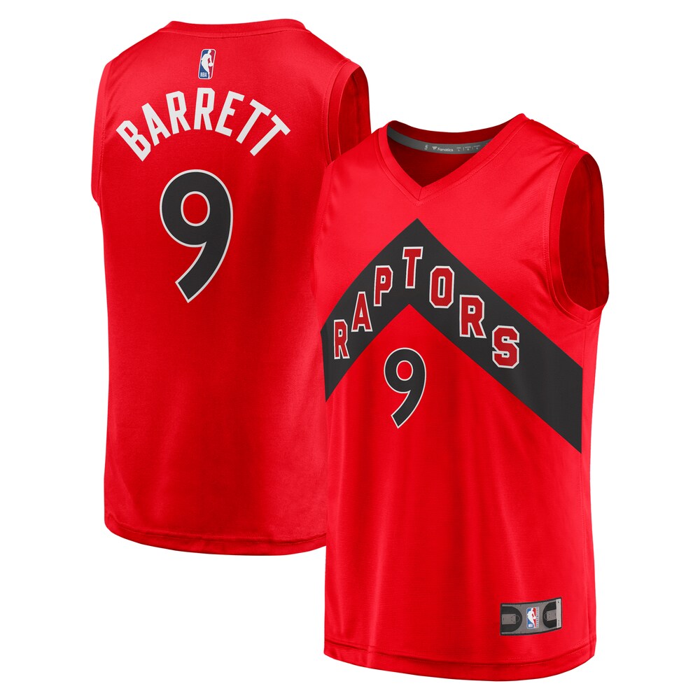 RJ Barrett Toronto Raptors Fanatics Branded Fast Break Player Jersey - Icon Edition - Red
