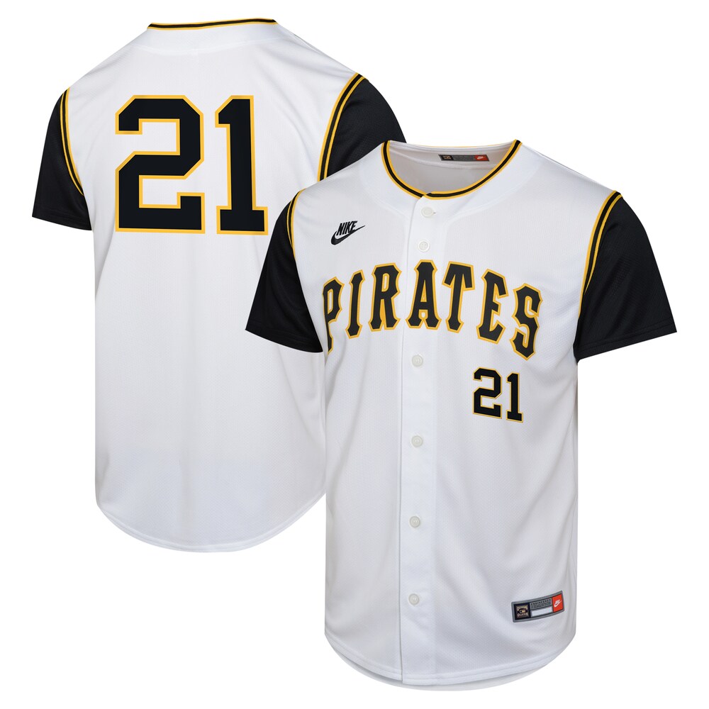 Roberto Clemente Pittsburgh Pirates Youth Cooperstown Collection Limited Player Jersey - White