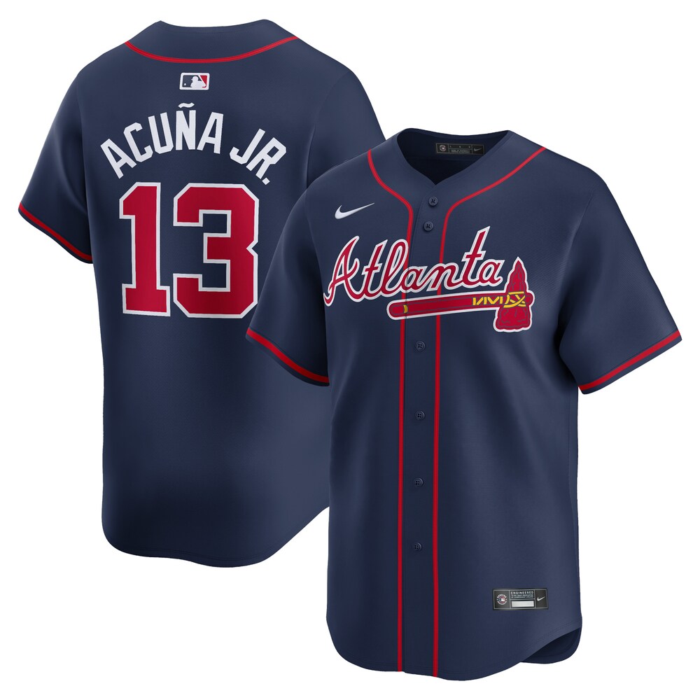 Ronald Acuña Jr. Atlanta Braves Alternate Limited Player Jersey – Navy