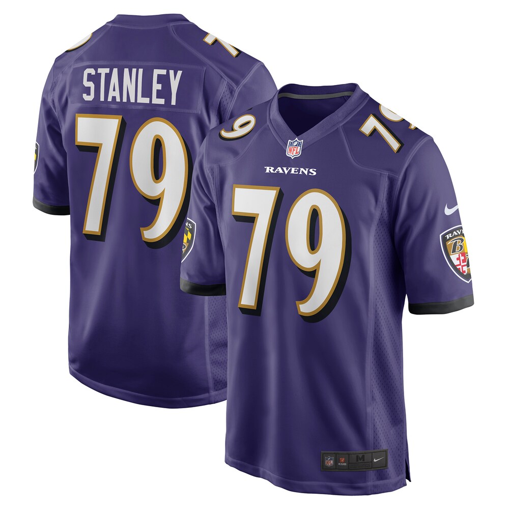 Ronnie Stanley Baltimore Ravens Game Jersey - Purple