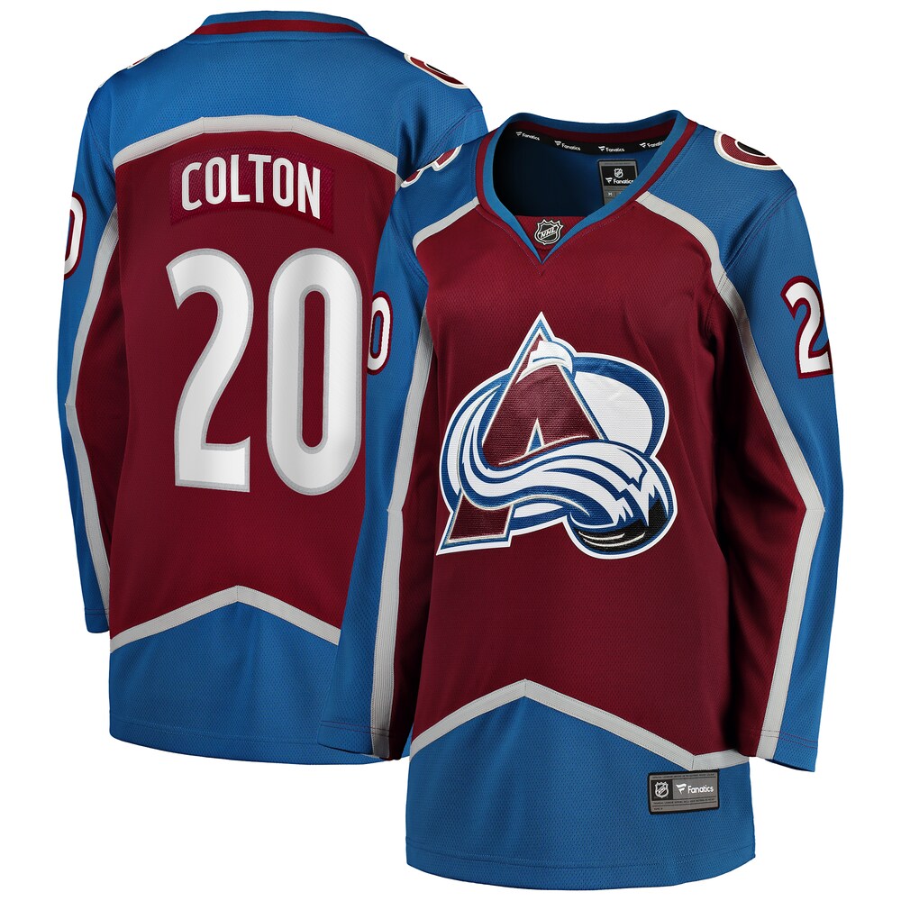 Ross Colton Colorado Avalanche Fanatics Branded Women's Home Breakaway Player Jersey - Maroon