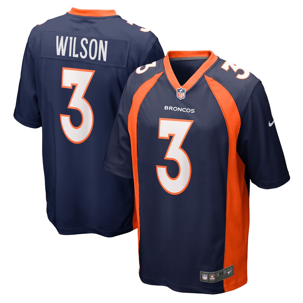 Russell Wilson Denver Broncos Alternate Game Jersey | Navy