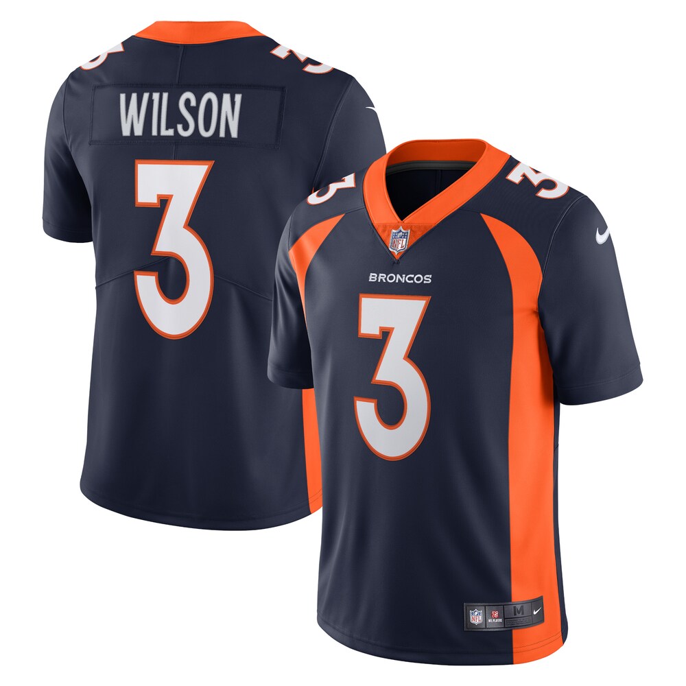 Russell Wilson Denver Broncos Alternate Vapor Limited Jersey | Navy