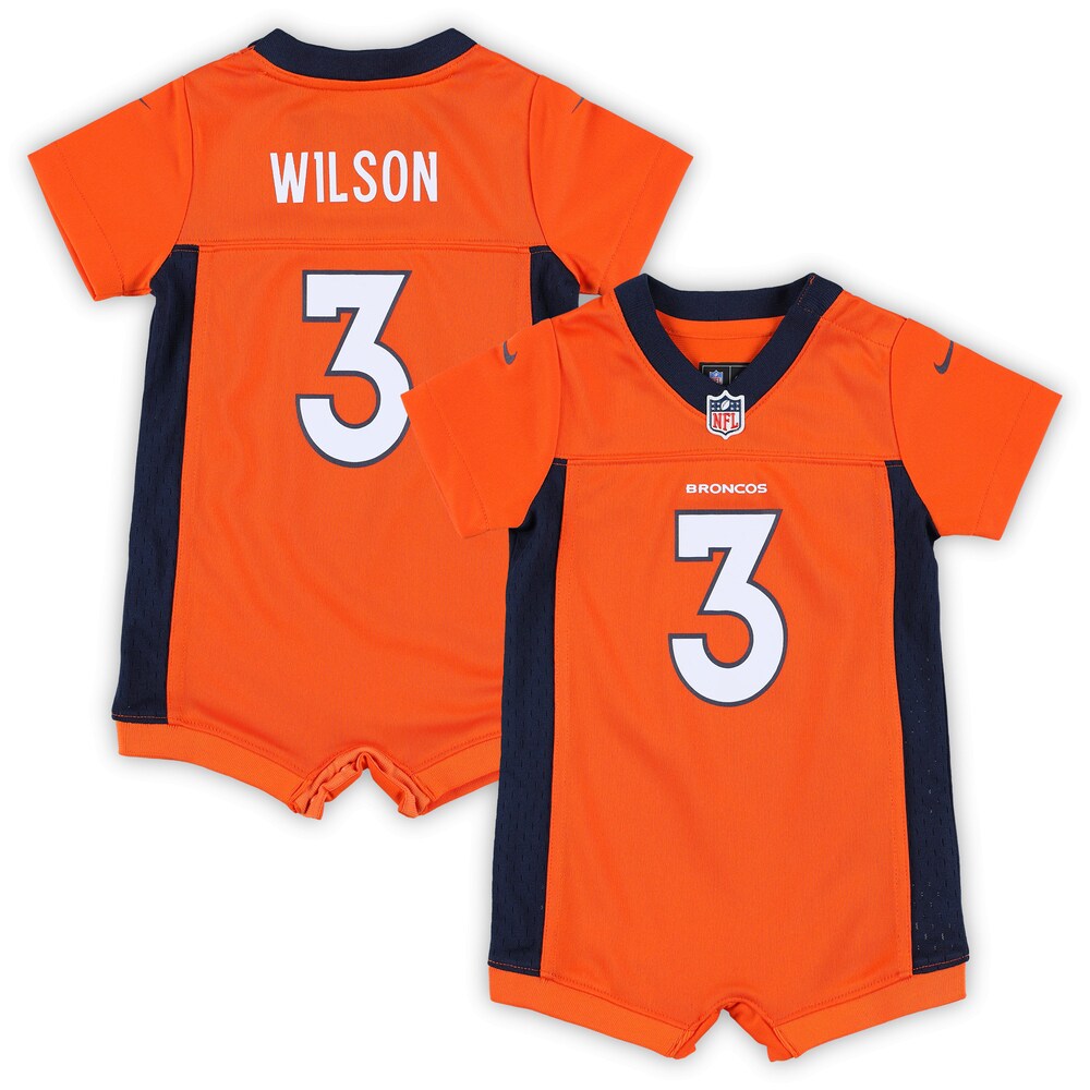 Russell Wilson Denver Broncos Newborn & Infant Game Romper Jersey - Orange