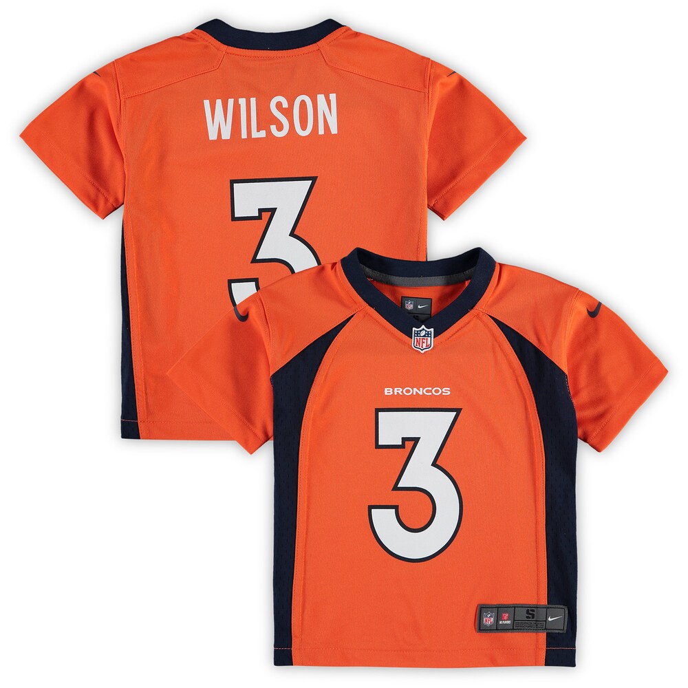 Russell Wilson Denver Broncos Preschool Game Jersey - Orange