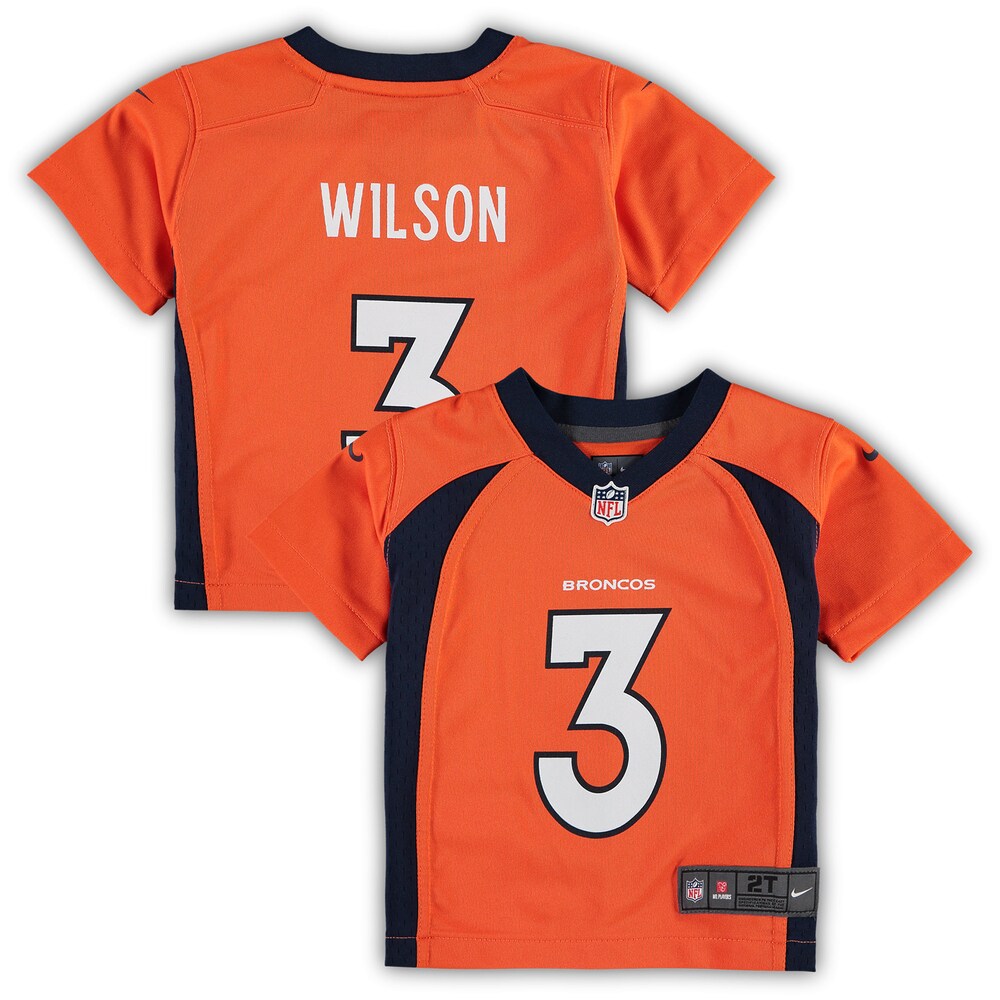 Russell Wilson Denver Broncos Toddler Game Jersey - Orange