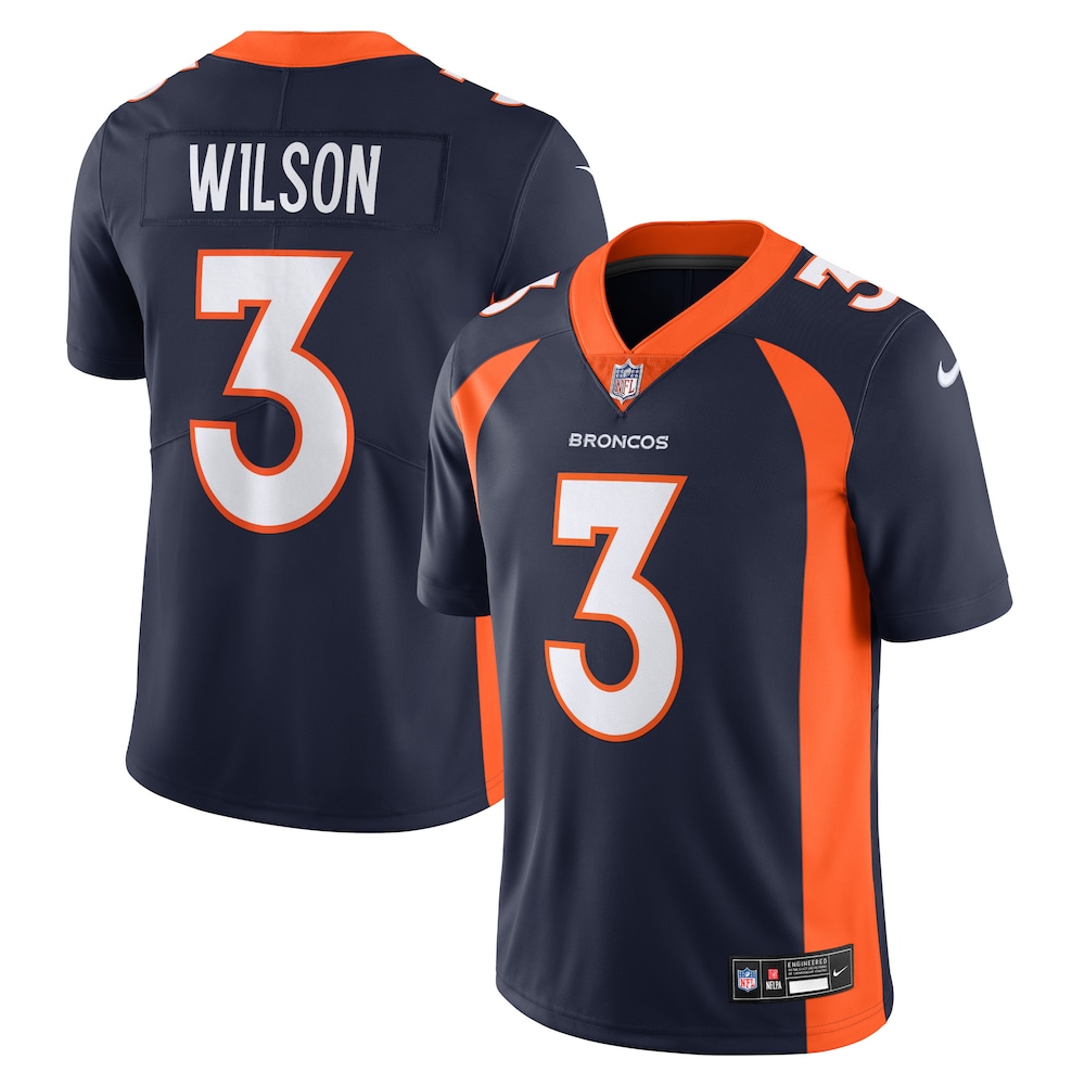 Russell Wilson Denver Broncos  Vapor Untouchable Limited Jersey - Navy