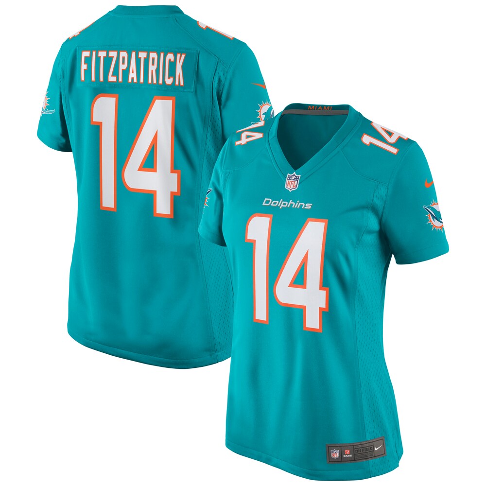 Ryan Fitzpatrick Miami Dolphins Women's Game Jersey - Aqua