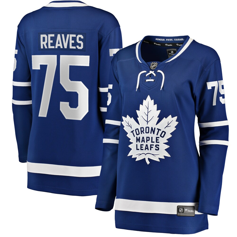Ryan Reaves Toronto Maple Leafs Fanatics Branded Women's Home Breakaway Player Jersey - Blue