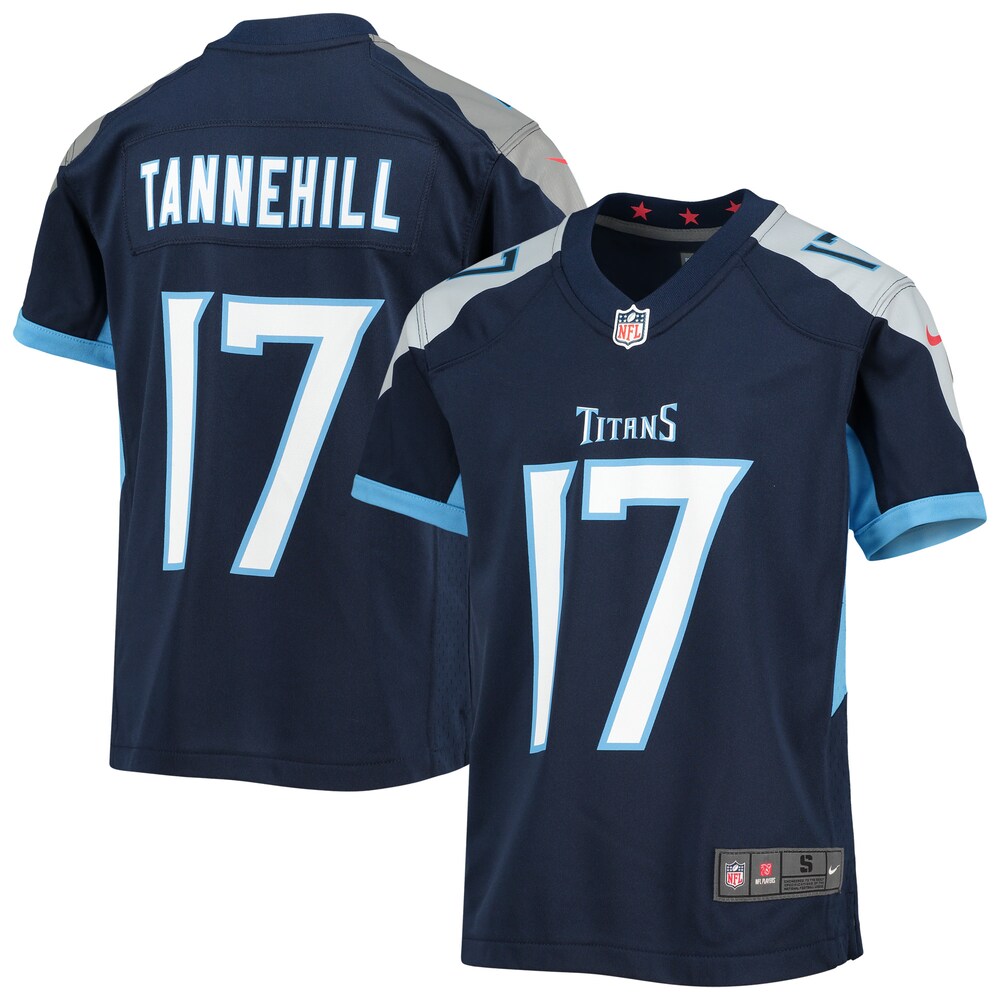 Ryan Tannehill Tennessee Titans Youth Game Jersey - Navy