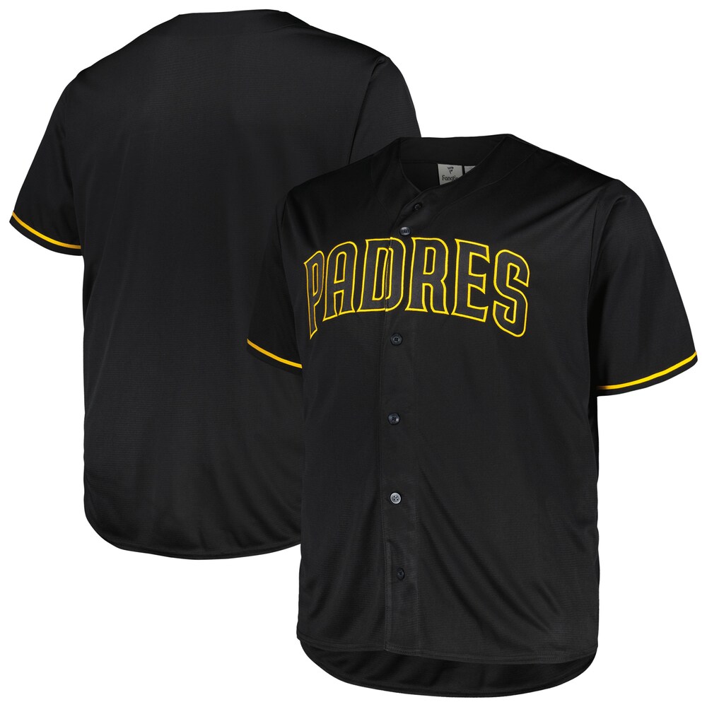 San Diego Padres Profile Big & Tall Blackout Replica Jersey