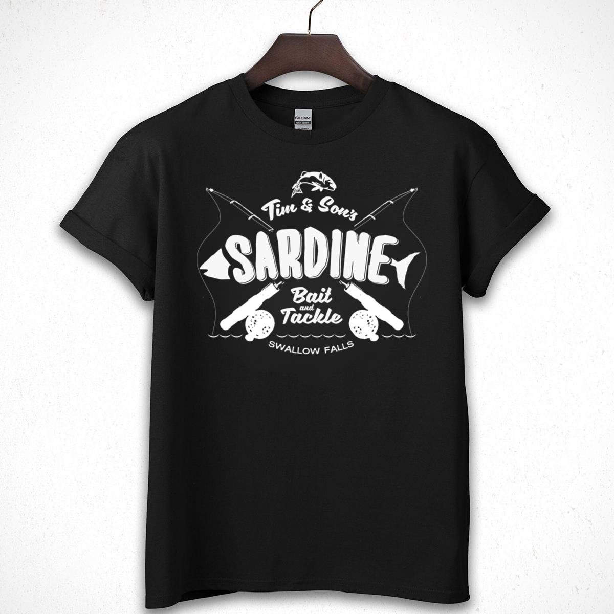 Sardiney Bait & Tackle Fishing Rods Graphic T-Shirt