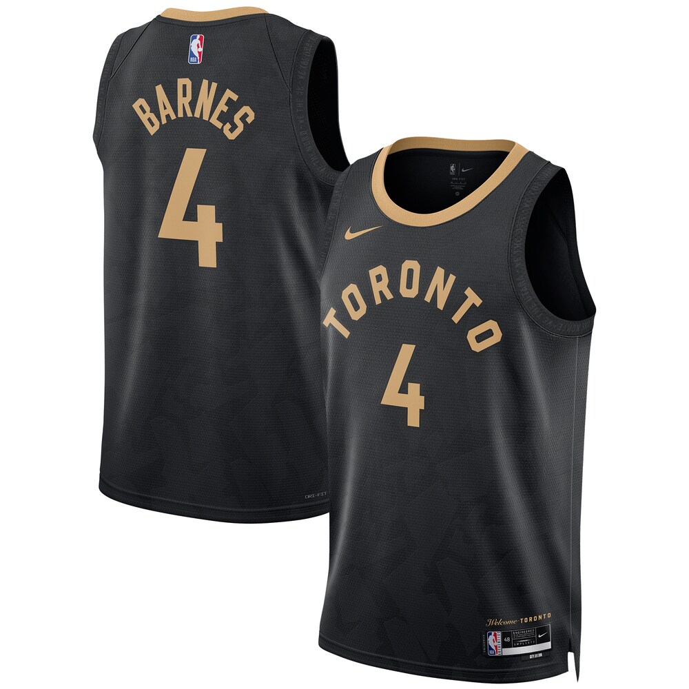 Scottie Barnes Toronto Raptors Unisex 2022/23 Swingman Jersey - City Edition - Black