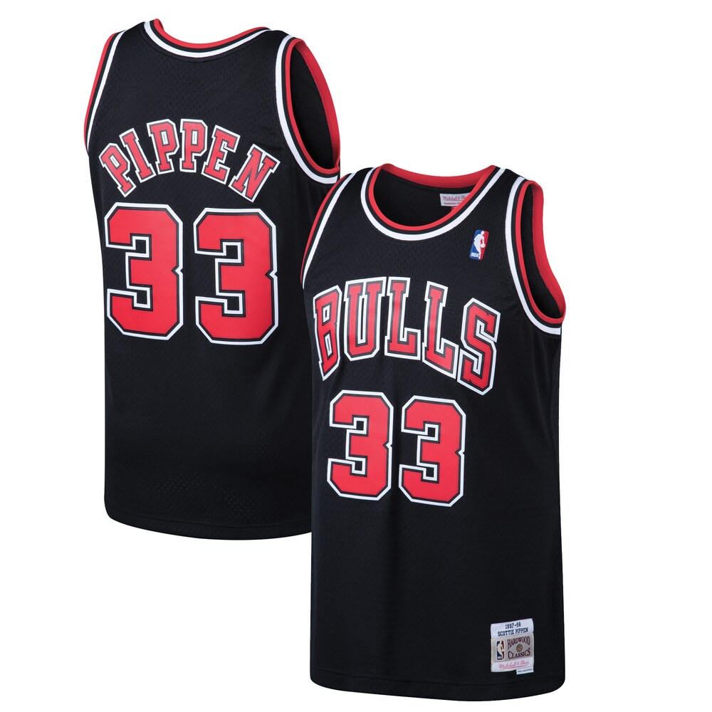 Scottie Pippen Chicago Bulls Mitchell x Ness 1997/98 Hardwood Classics Swingman Jersey | Black