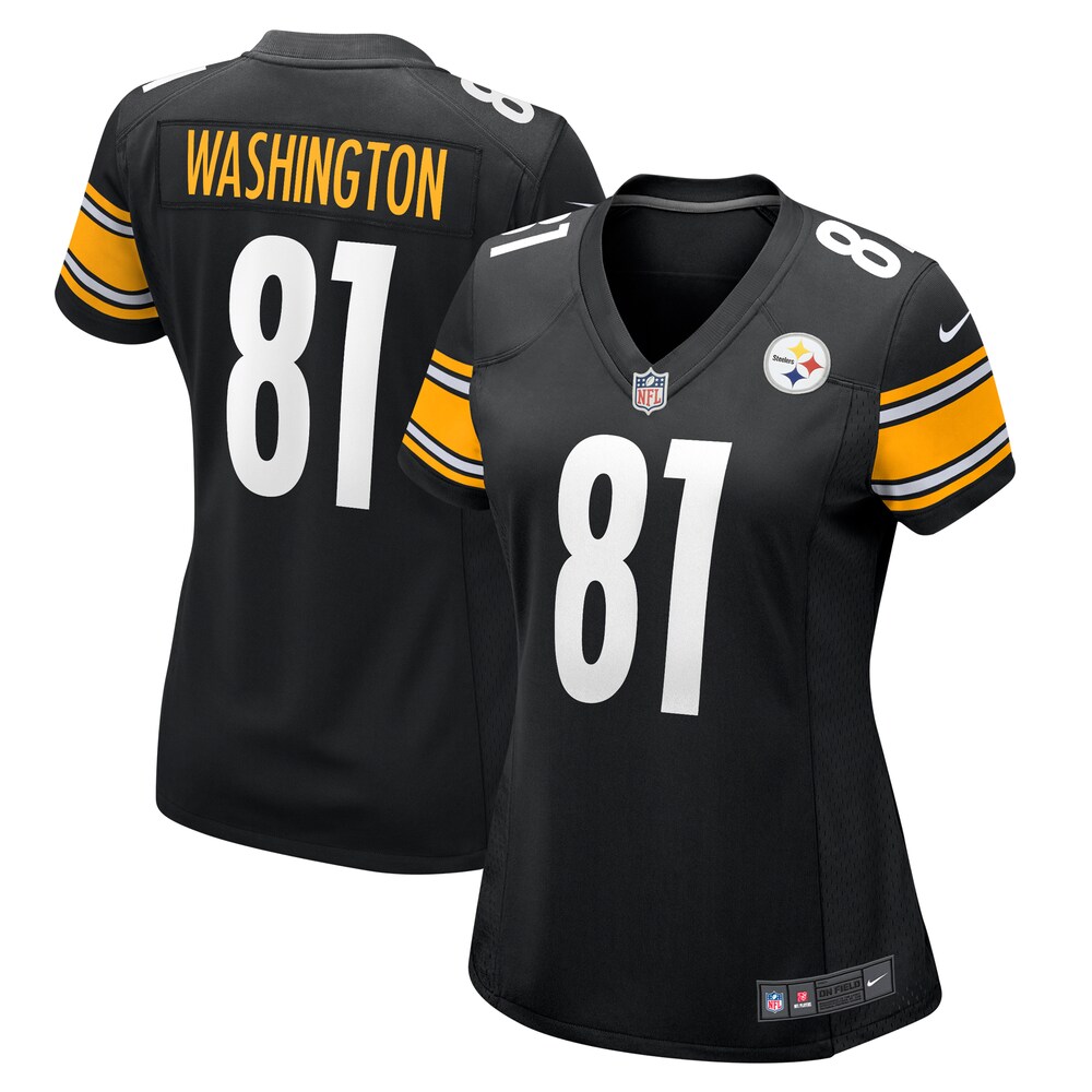 Scotty Washington Pittsburgh Steelers Nike Women's  Game Jersey -  Black