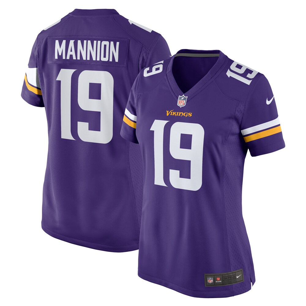 Sean Mannion Minnesota Vikings Nike Women's  Game Jersey -  Purple