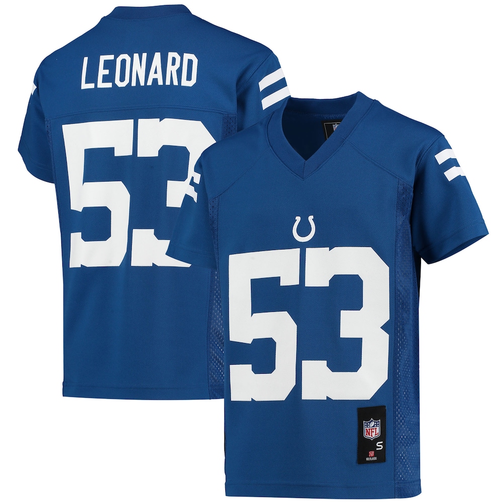 Shaquille Leonard Indianapolis Colts Youth Replica Player Jersey | Royal