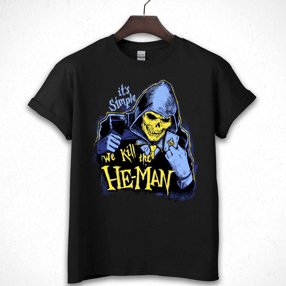 Skeletor Ace of Spades He-Man Villain Graphic T-Shirt
