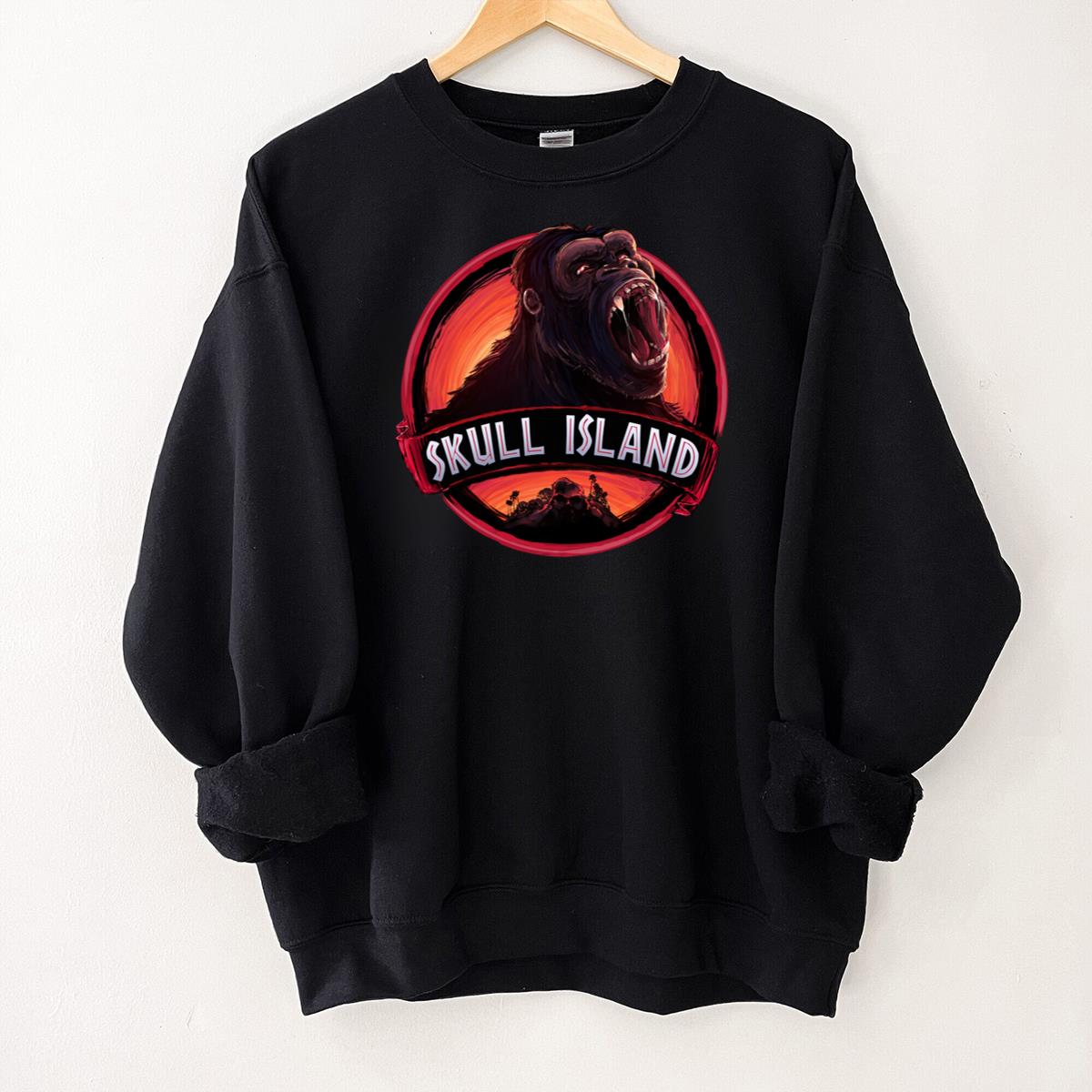 Skull Island King Kong Graphic Tee, Monster Film, Horror T-Shirt