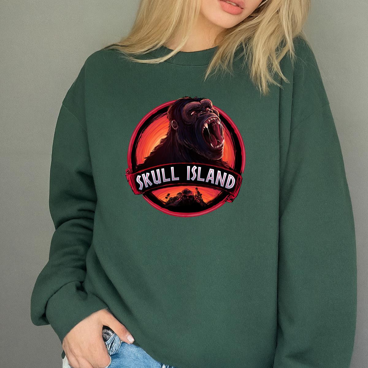 Skull Island King Kong Graphic Tee, Monster Film, Horror T-Shirt