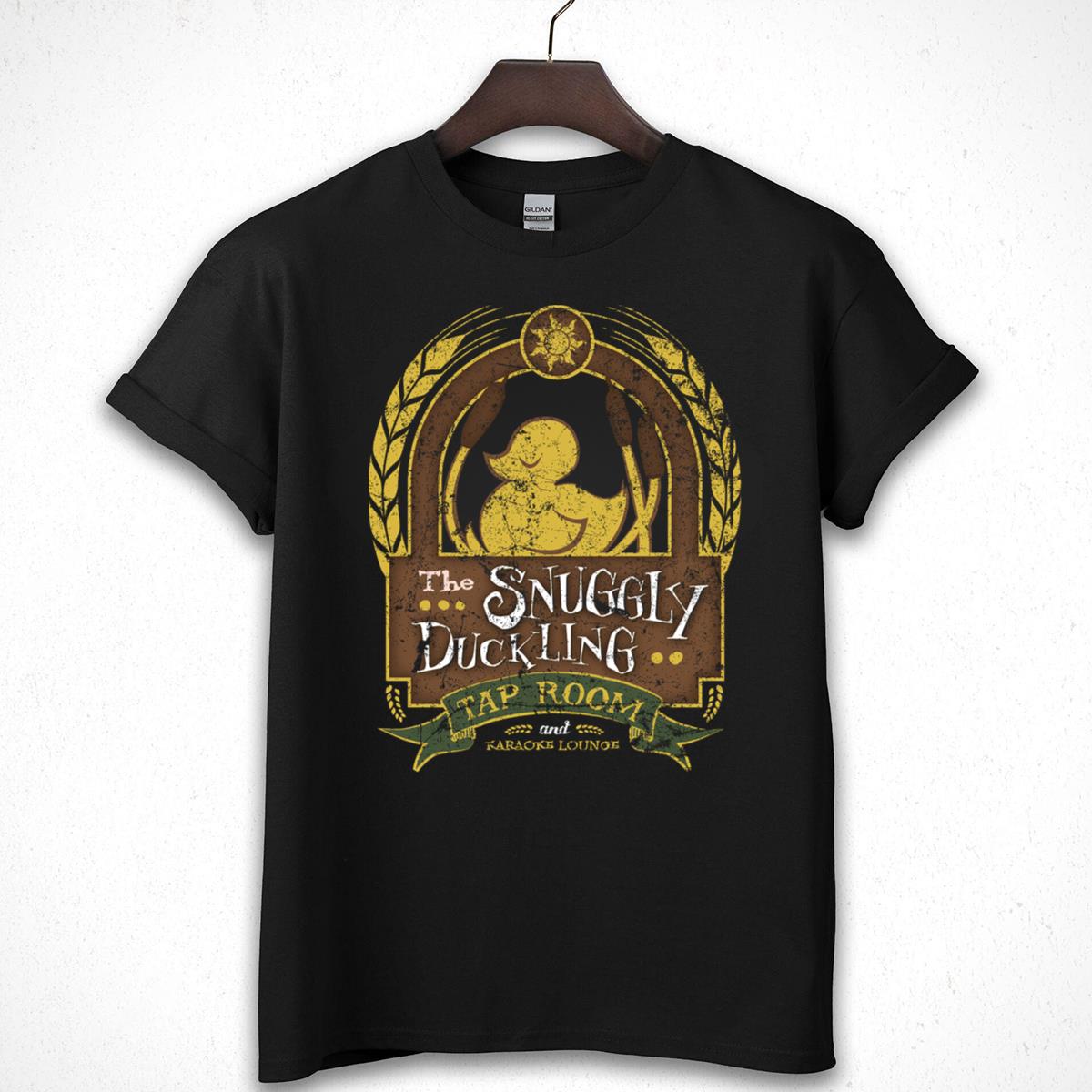 Snuggly Duckling Tap Room Graphic Tee - Vintage Tavern T-Shirt