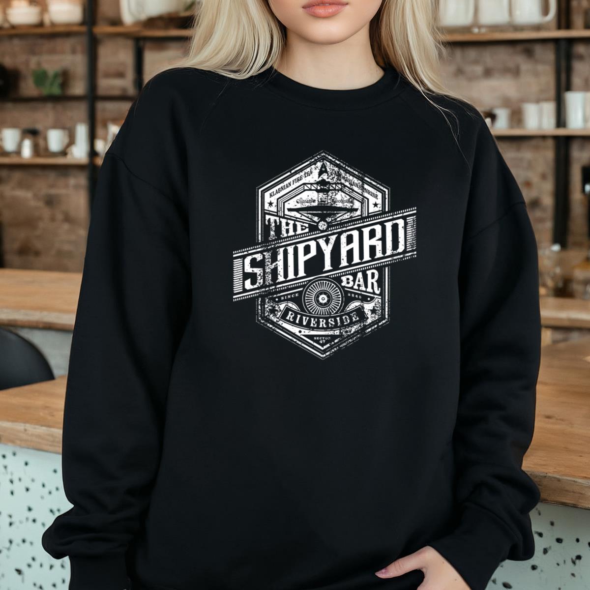 Star Trek The Shipyard Bar Riverside Graphic Tee