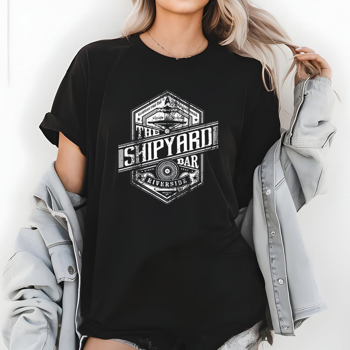 Star Trek The Shipyard Bar Riverside Graphic Tee