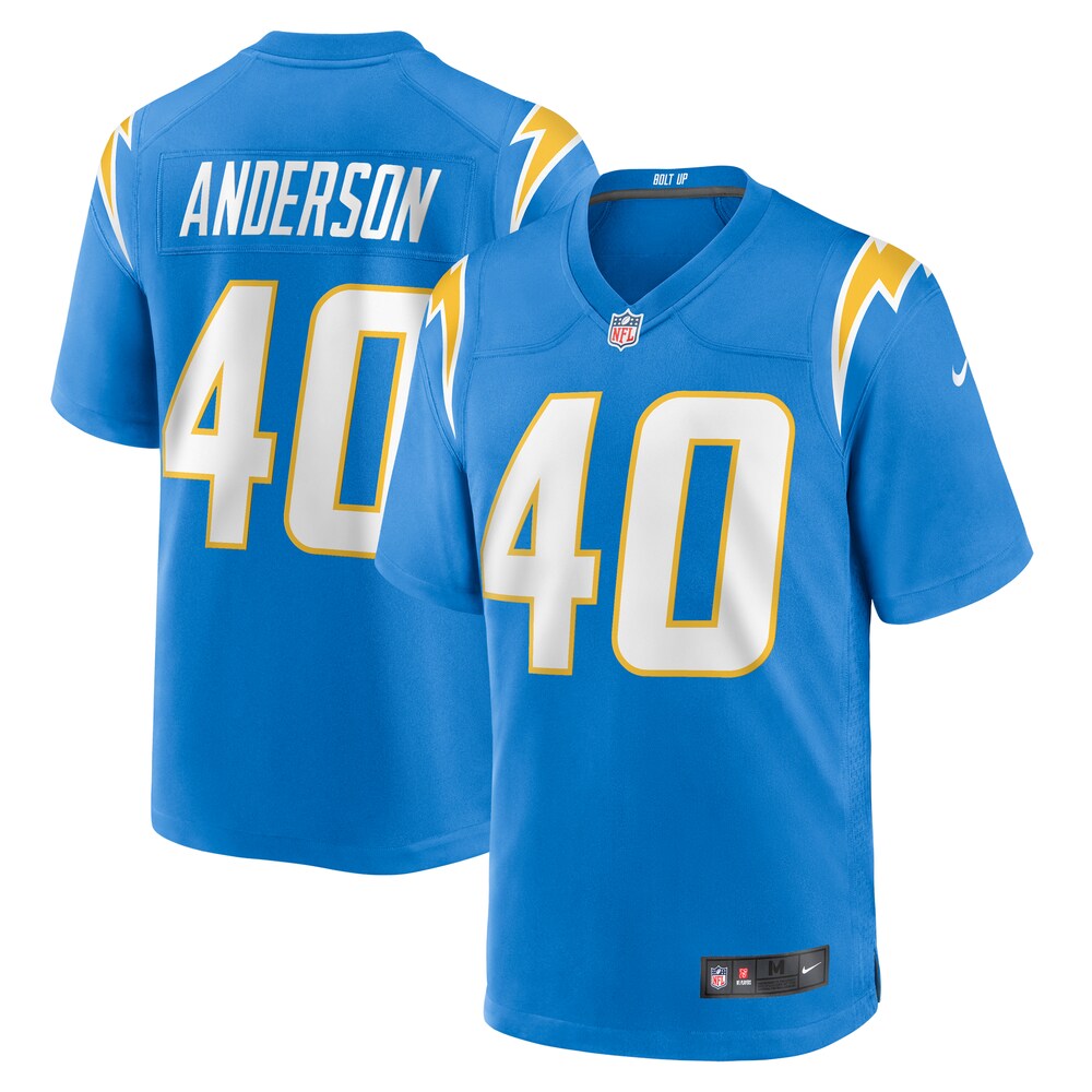 Stephen Anderson Los Angeles Chargers Nike  Game Jersey -  Powder Blue