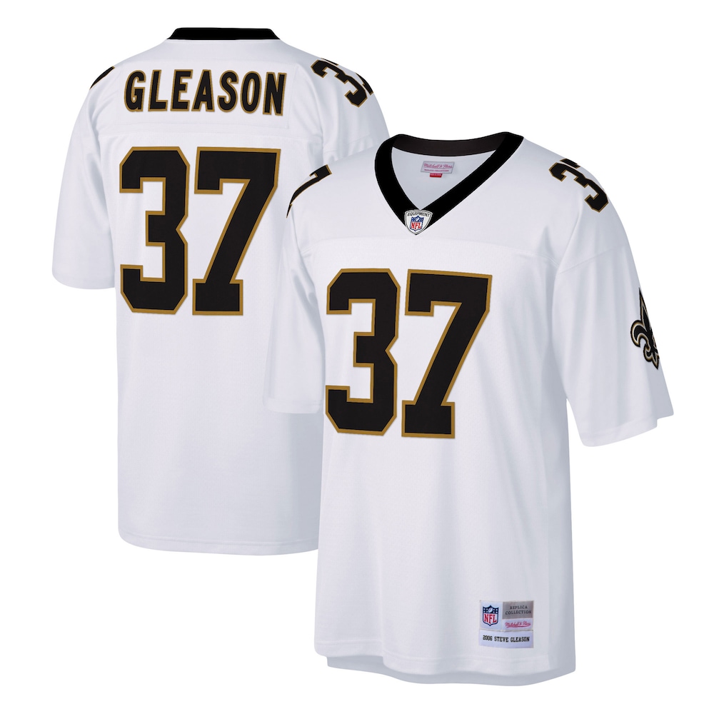 Steve Gleason New Orleans Saints Mitchell & Ness Big & Tall 2006 Retired Player Replica Jersey - White