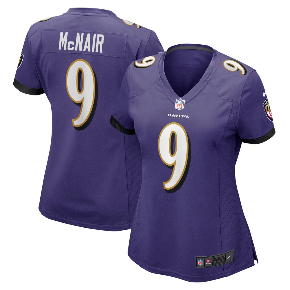 Steve McNair Baltimore Ravens Women's Game Retired Player Jersey - Purple