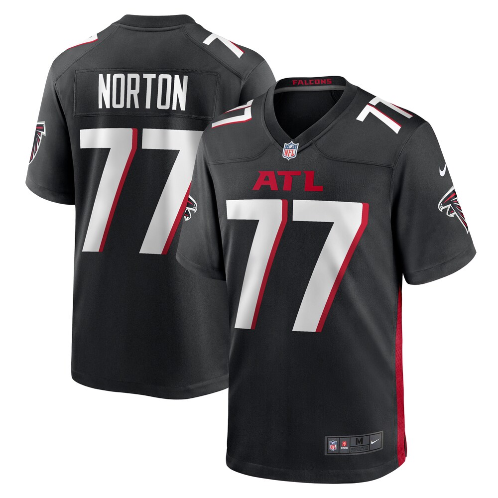Storm Norton Atlanta Falcons Nike  Game Jersey -  Black