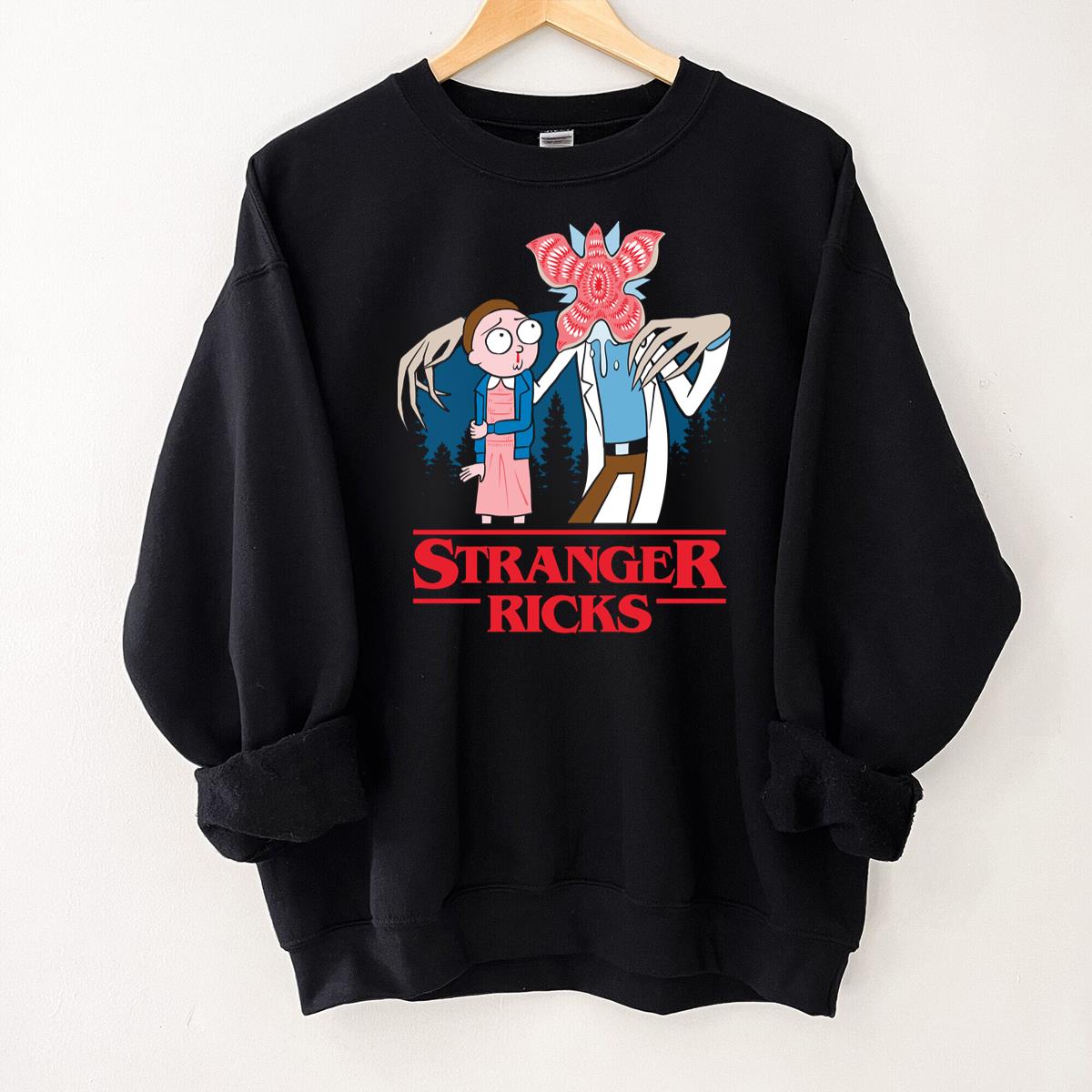 Stranger Ricks Eleven Demogorgon Funny Graphic T-Shirt