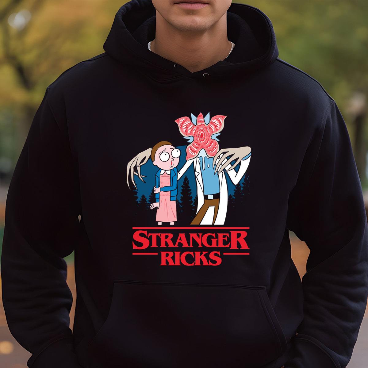 Stranger Ricks Eleven Demogorgon Funny Graphic T-Shirt