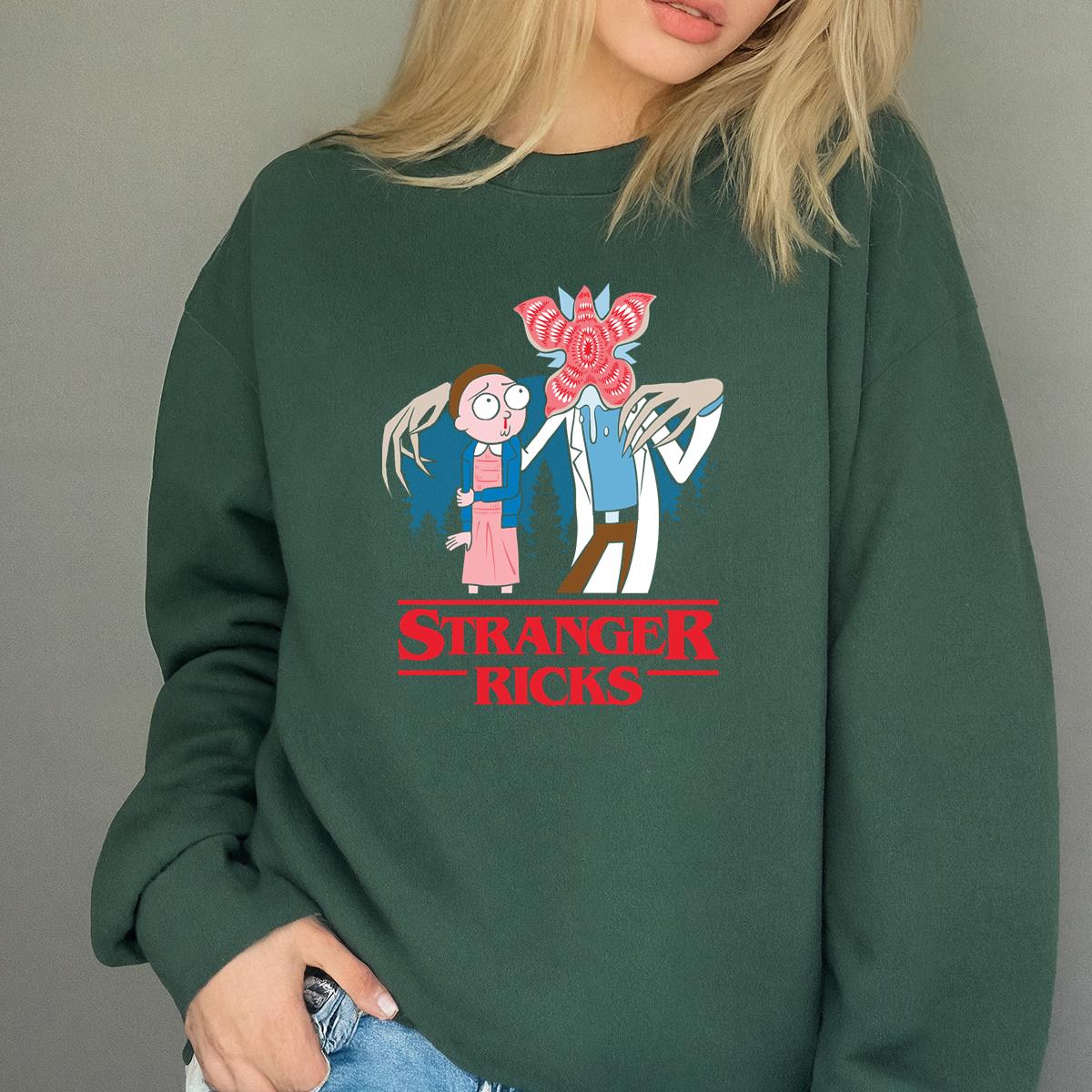 Stranger Ricks Eleven Demogorgon Funny Graphic T-Shirt