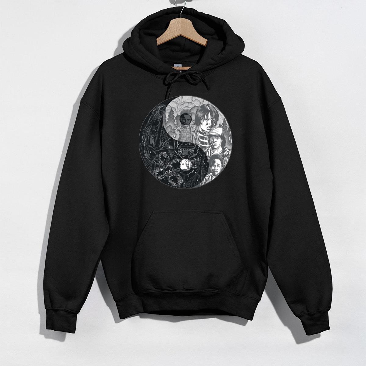 Stranger Things Yin Yang Demogorgon Graphic Tee