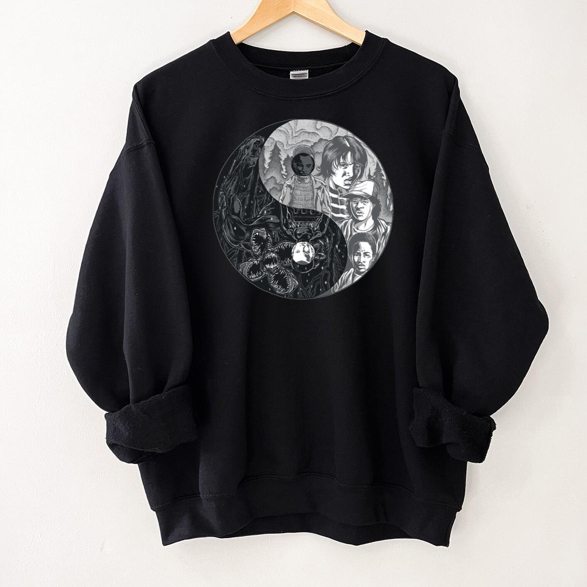 Stranger Things Yin Yang Demogorgon Graphic Tee