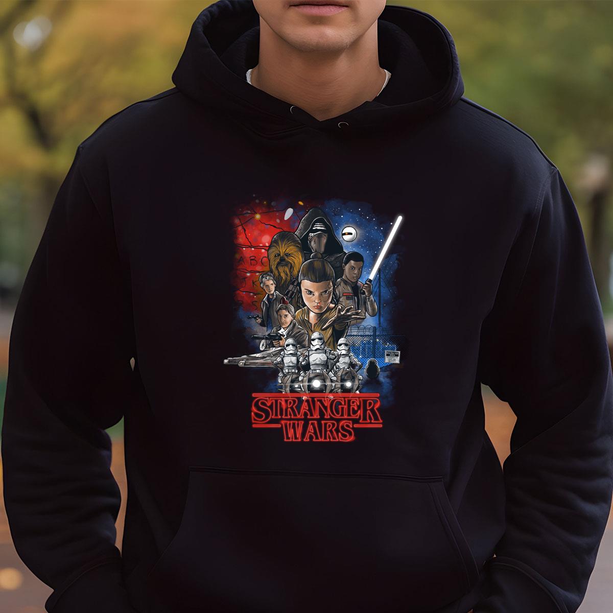 Stranger Wars Mashup Graphic T-Shirt, Sci-Fi Cool Tee