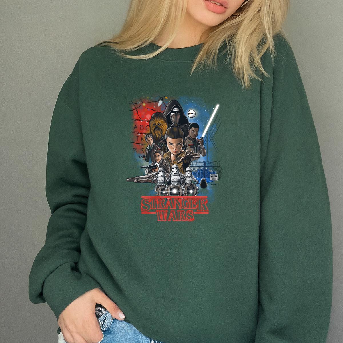 Stranger Wars Mashup Graphic T-Shirt, Sci-Fi Cool Tee