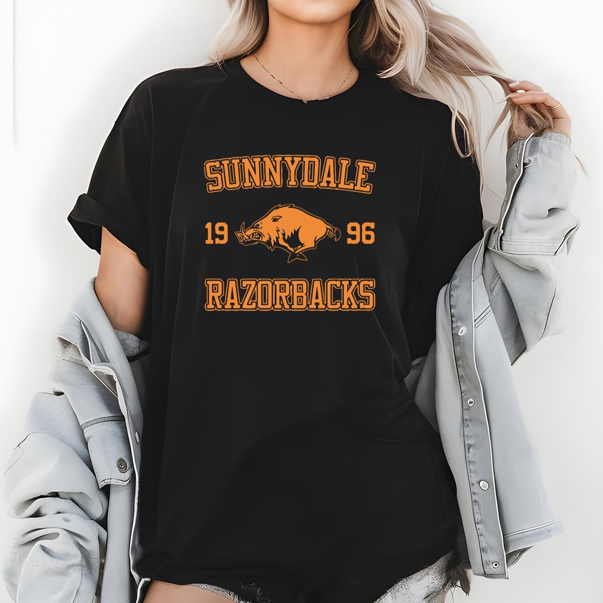 Sunnydale Razorbacks Vintage Graphic Tee 1996 Boar T-Shirt