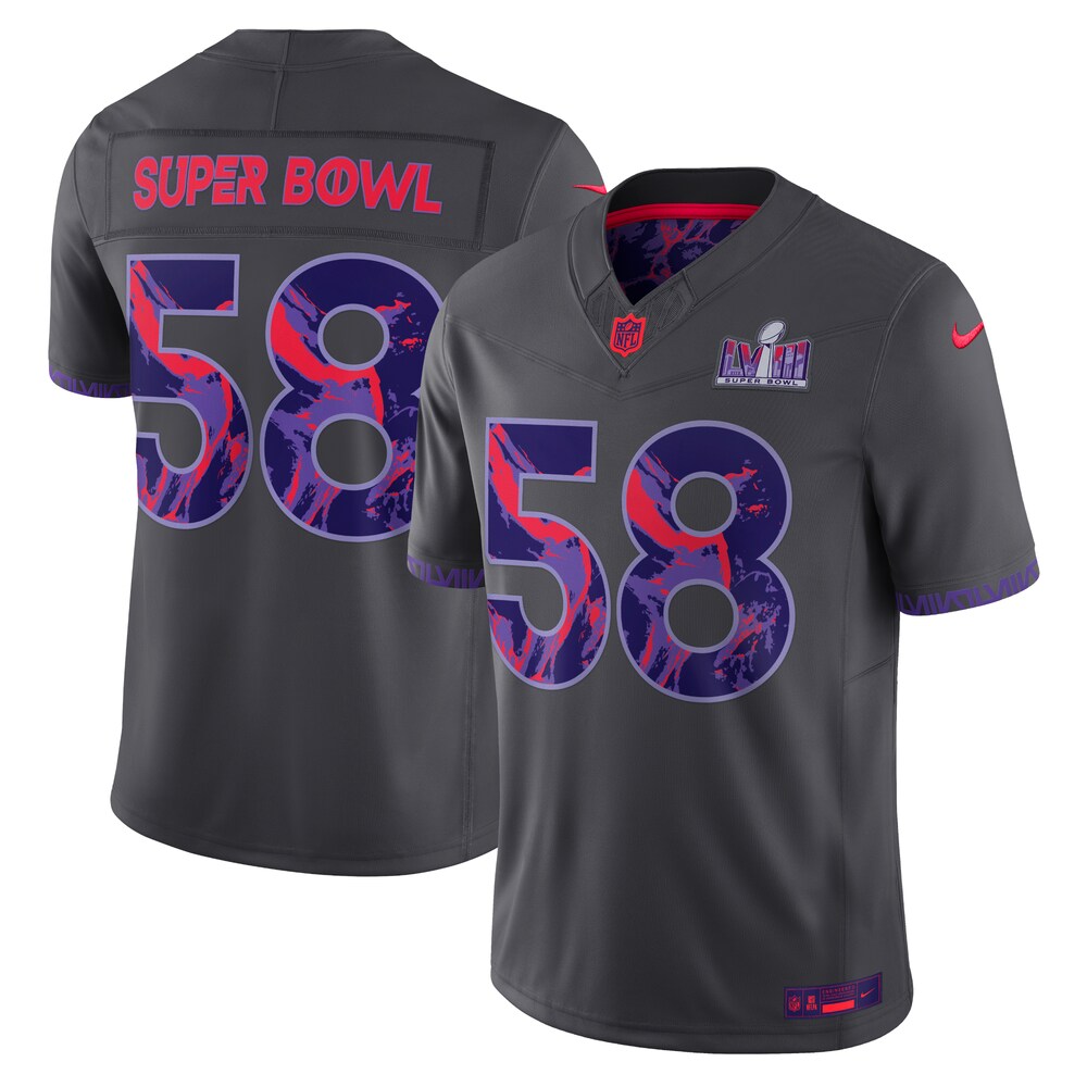 Super Bowl LVIIIÂ Nike Limited Jersey - Anthracite