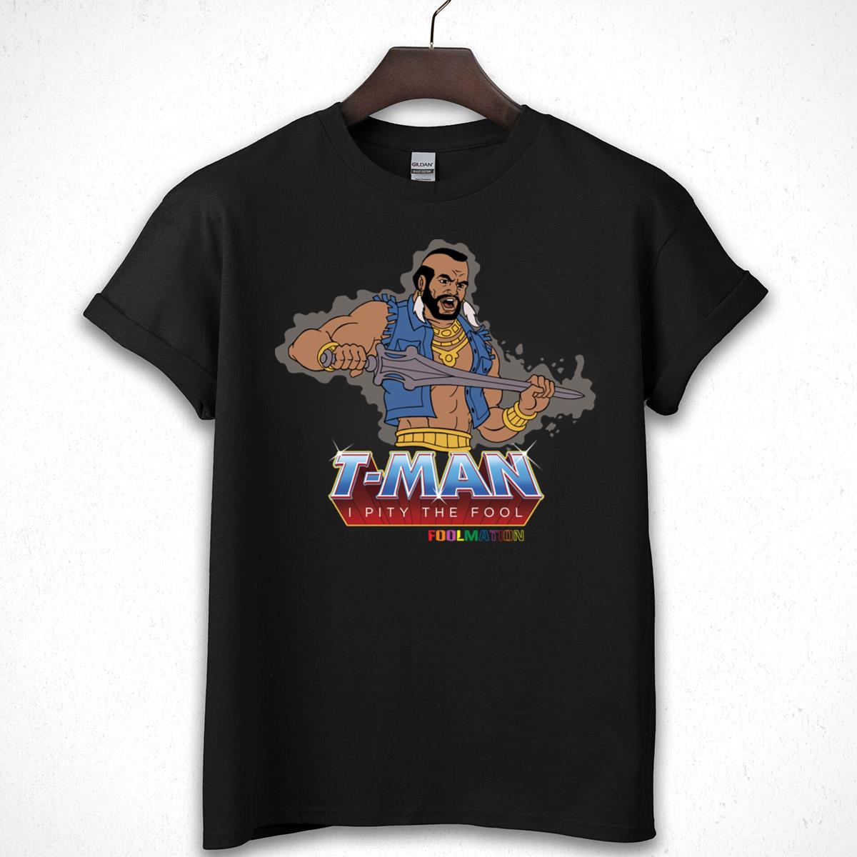 T-Man I Pity The Fool 80s Cartoon Graphic Tee