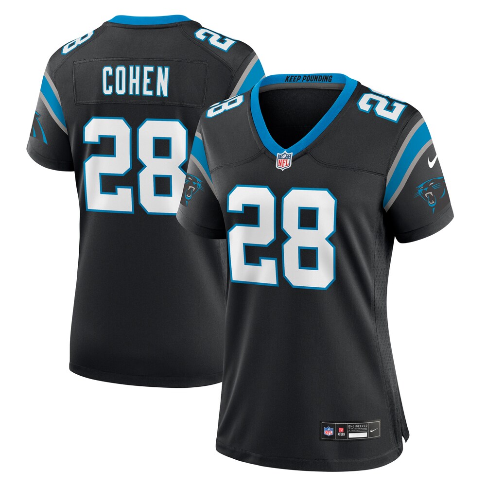Tarik Cohen Carolina Panthers Nike Women's  Game Jersey -  Black