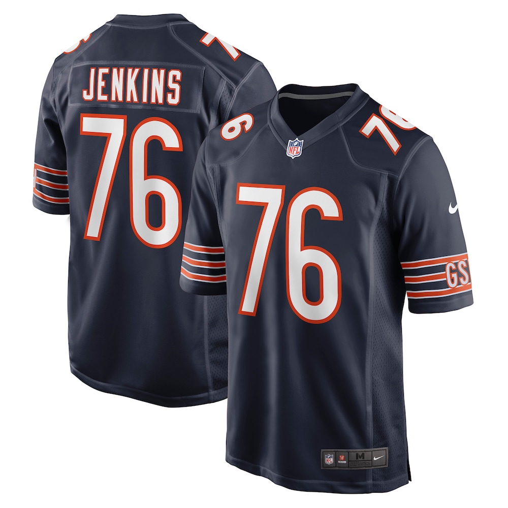 Teven Jenkins Chicago Bears Game Jersey | Navy