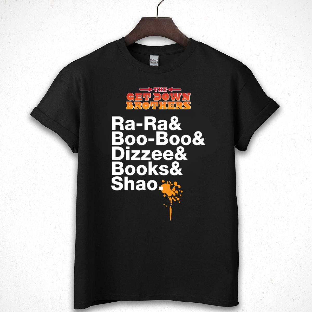 The Get Down Brothers List Vintage Style Graphic T-Shirt